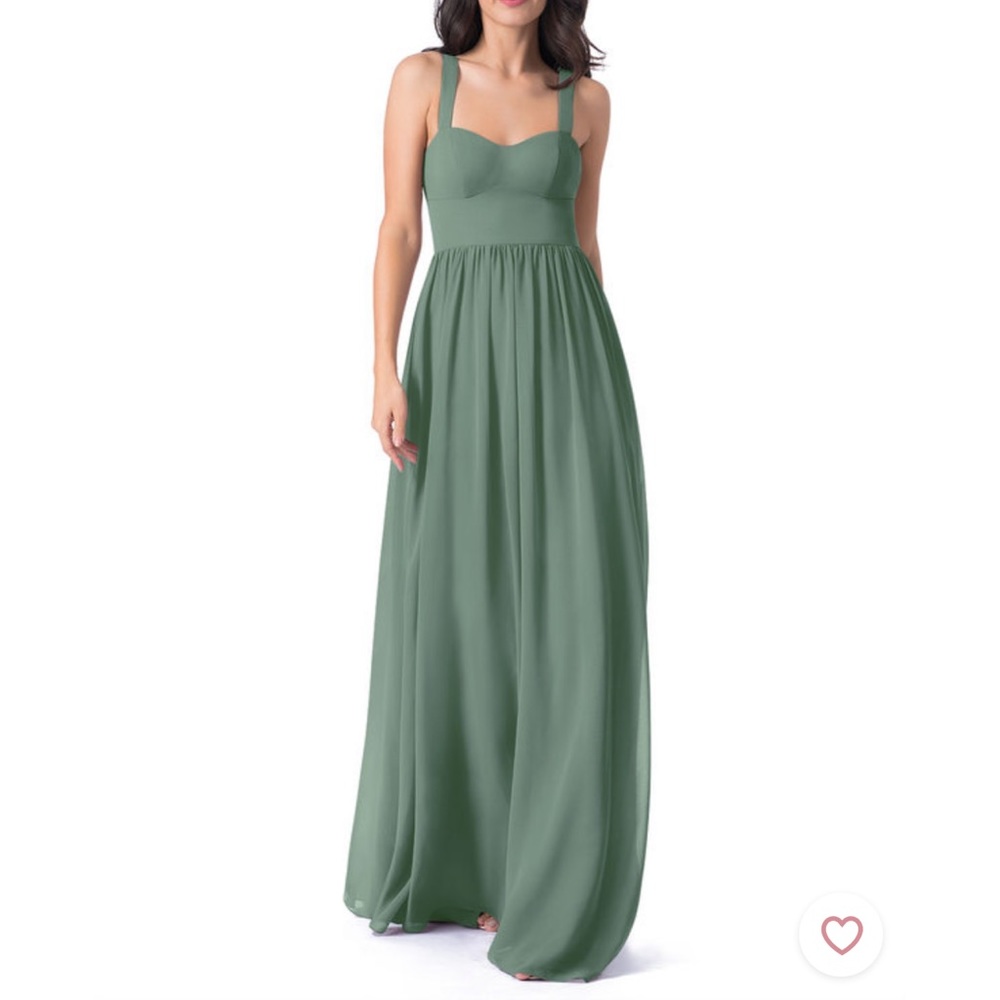 Eucalyptus green bridesmaids dress